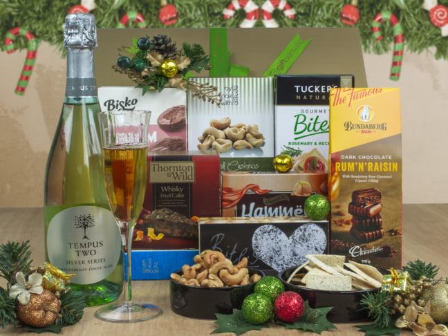 Season's Greetings Christmas Gift Basket